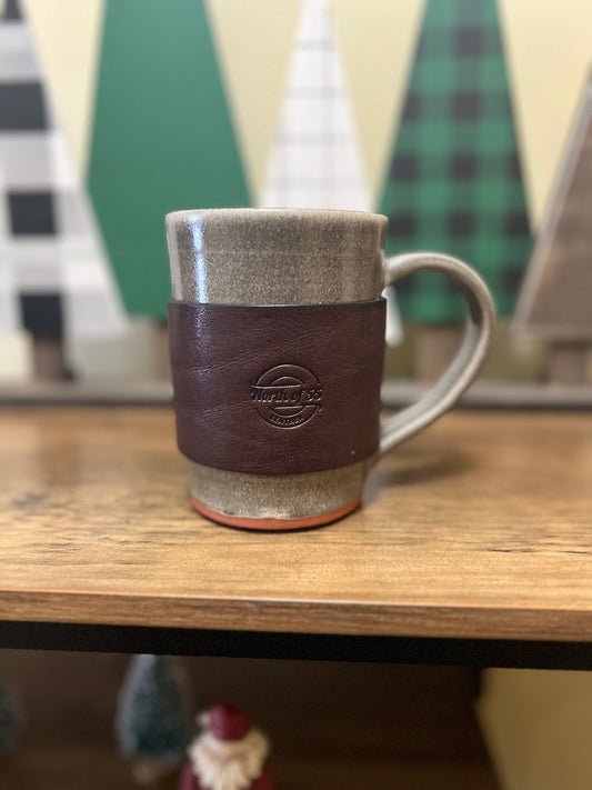 Leather Wrapped Mug