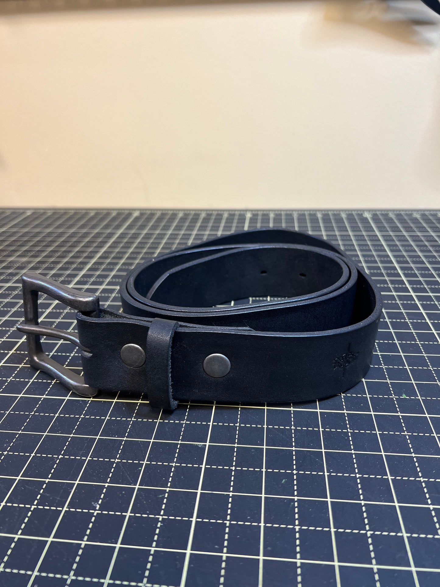 Full Grain Leather Belt Black